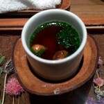 ラチュレ - サムゲタン風鹿コンソメ