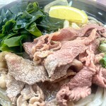 麺紡 - 肉わかめぶっかけ