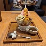 和カフェTsumugi - クリームあんみつ全景