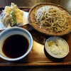 蕎麦処 多賀 - 穴子天せいろそば（2枚盛り）¥2500