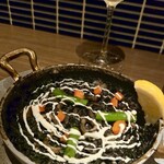 bistro さんて - 特別メニュー　イカ墨のパエリア　(パスタもあります)