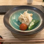 すしの美々 - ハタの南蛮漬け。