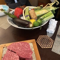 鉄板ふくもと - 本日使用する野菜