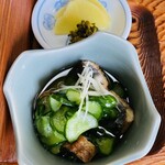 日の出屋 - 鰻酢、漬物♫
