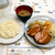 レストランばーく - 料理写真:ハムカツハーフ定食…1,200円