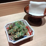 鮨 一 - 飛魚のなめろう