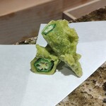 鮨 一 - 天ぷら（おくら）