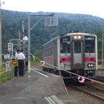 常盤軒 - ちょうど列車が通過する時間でした、ラッキー！