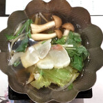 日本料理・天ぷら 花座 - 「煮物」出汁しゃぶ鍋