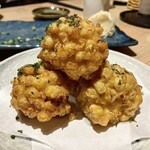 すし酒場 魚あるき - 「とうもろこし岩石揚げ（税込￥680）」