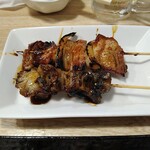焼き鳥 でん - ぶた串　きくあぶら