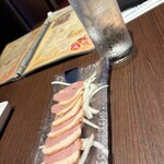 串ダイニング 遊 - 氷結レモンと鴨肉