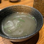 炭火焼肉 笑門来福 - 石焼ビビンバ　スープ付き(1023円)