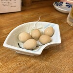 焼とりいずみ - うずらの醤油漬け