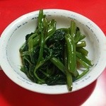 香蘭 - 空芯菜の炒め物