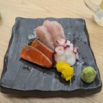酒場Wan'eisu - 刺身盛り合わせ