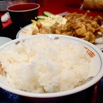 来来飯店 - 白ごはん。