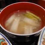 来来飯店 - セットのスープ。