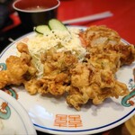 来来飯店 - 小エビ天。タマネギ入れてかき揚げという名前にしてほしい。