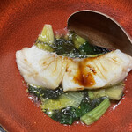 いまむら - 鱈と海苔のあんかけ