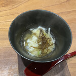 いまむら - 白魚と麩海苔の卵スープ
