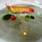 レストラン　トエダ - 天使の海老とクスクスのサラダ仕立て