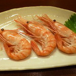 いろり庵 - ボタンエビの煮浸し　2014.9.12