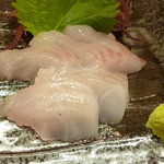 いろり庵 - 黒ガレイ刺身　2014.9.12