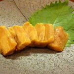 いろり庵 - 塩ウニ（自家製）2014.9.12　
