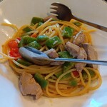 バールリストランテ 田宮 - 初鰹と八丈島島唐辛子