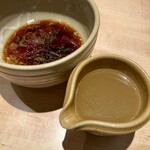 迂直 - 割りスープとつけ汁♪