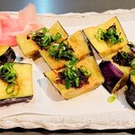 居酒屋 味平 - 揚げなす田舎味噌②