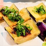 居酒屋 味平 - 揚げなす田舎味噌①