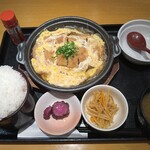 さかなや道場 魚鮮水産 - カツ煮定食 950円 ご飯大盛無料