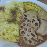 フォークオールドブックストアー - 野菜キーマカレー