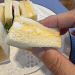 あおいろCafe - 卵サンド