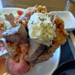 わ楽 - お肉パフェ