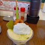 わ楽 - パフェの日プレート定食のデザート「抹茶ティラミス」