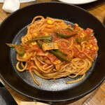 健康菜園サラダビュッフェ ナポリの食卓 相生店 - 鉄板焼きナポリタン