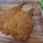 三富屋 - 境港さん手作りアジフライに変わりました。美味しさは格別！ぜひお試しください
