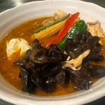 ベンベラ・ネットワークカンパニー - 骨無チキンベジタブル•カットレモン（1,300円）、2番中辛（+50円）、キクラゲ増量（+100円）