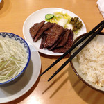 味の牛たん 喜助 - 牛たん焼定食 塩味(1620円)