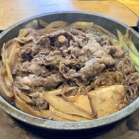スギモト 本店 - 黒毛和牛すき鍋定食_お肉1.5倍増