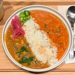 スープストックトーキョー アーバンドック ららぽーと豊洲店 - カレーとカレーのセット（2種がけカレー）