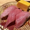 元祖寿司 - 本まぐろ三種(赤身 中とろ 大とろ)
