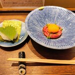 肉の宇佐川 - ユッケ