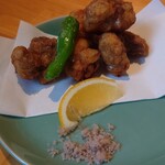 蕎亭 福笑 - あんこうの唐揚げ