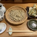手打蕎麦せんり - 野菜天ざる蕎麦