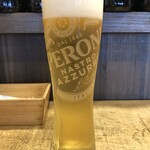 窯焼きバルカフェ らんぷ+k - ナストロアズーロ（樽生グラス）：８９０円（昼飲み可能）