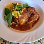 ル プティ ジャルダン - ポークトマト煮込み